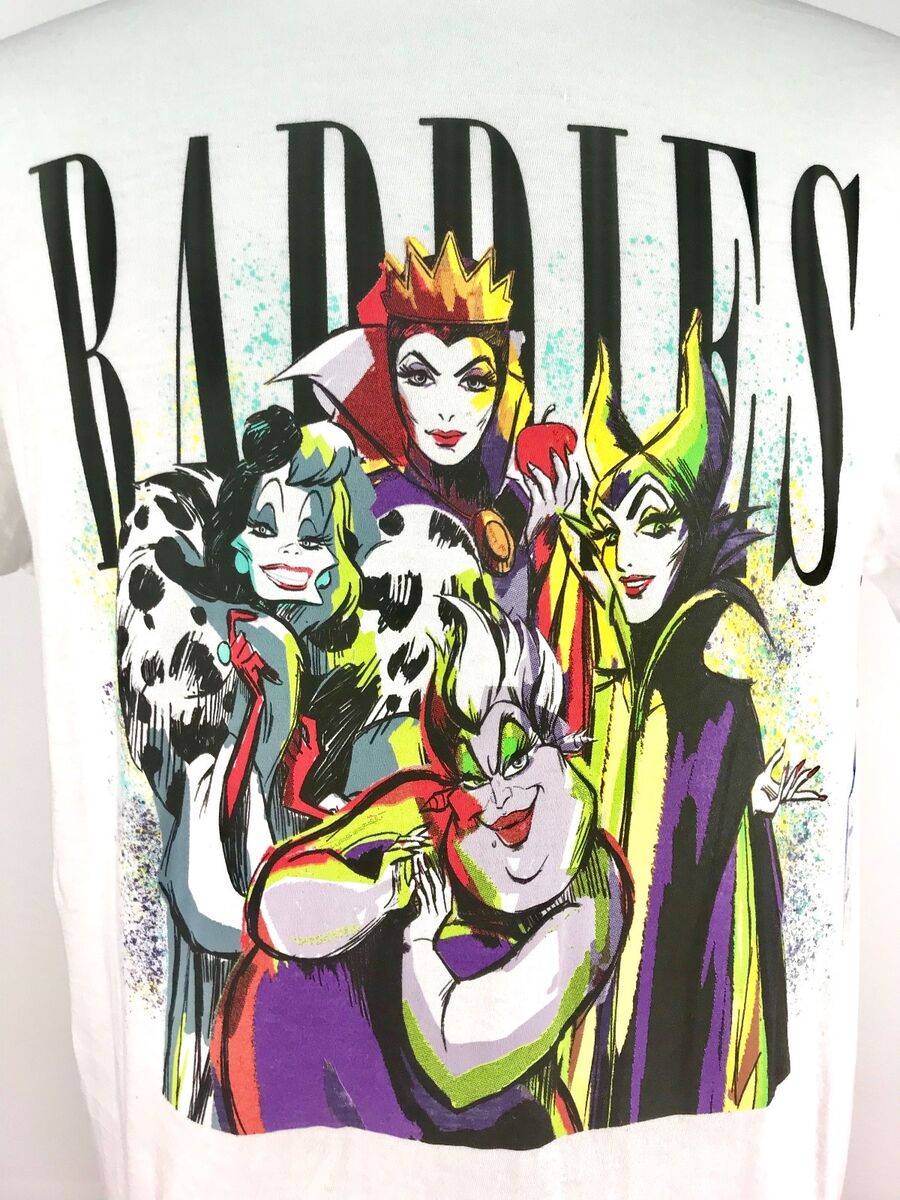 Disney Villains Baddies T-Shirt Maleficent Queen Cruella Disney Villains Baddies T-Shirt Maleficent Queen Cruella