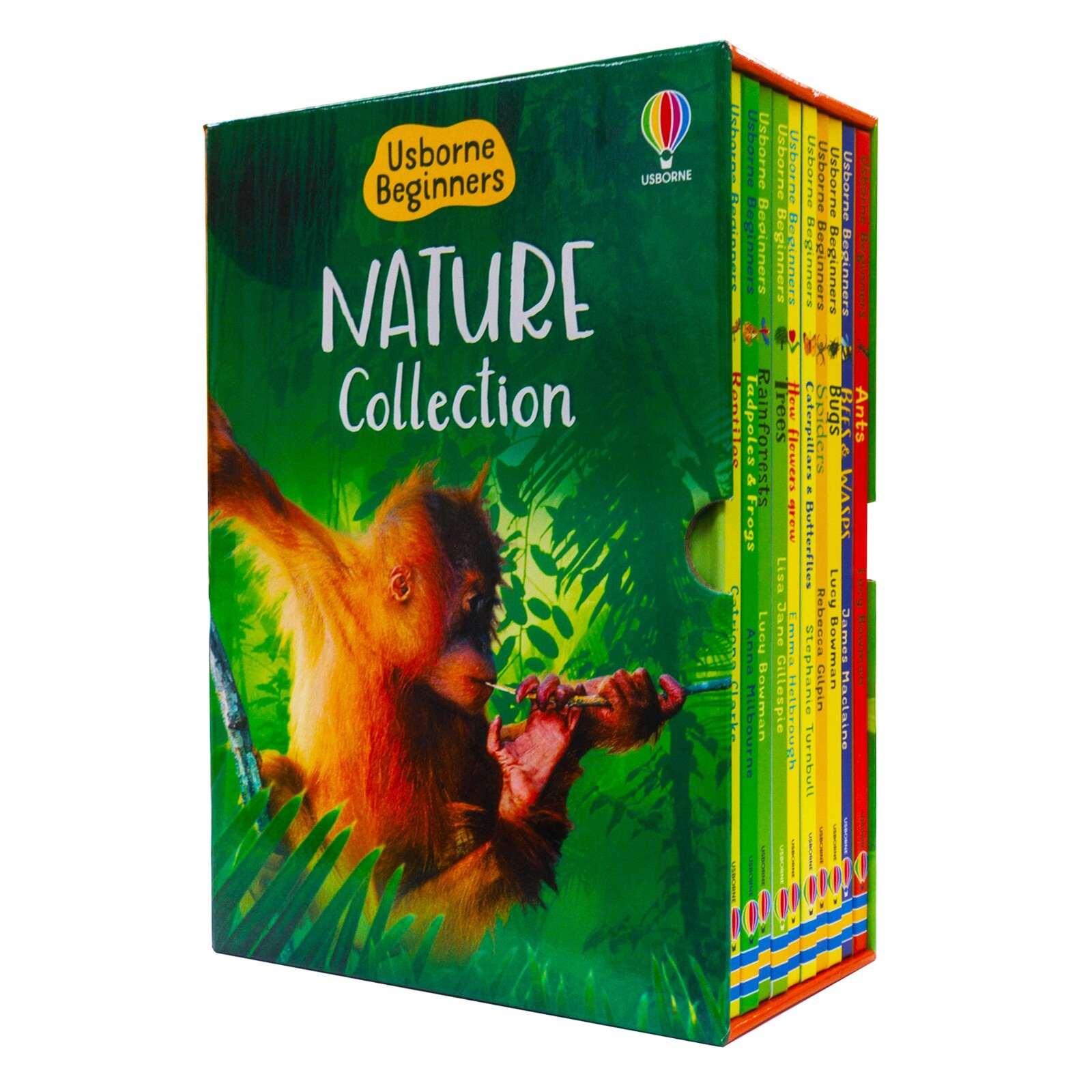Usborne Beginners Nature 10 Books Box Set Reptiles, Trees NEW HARDCOVER NEW