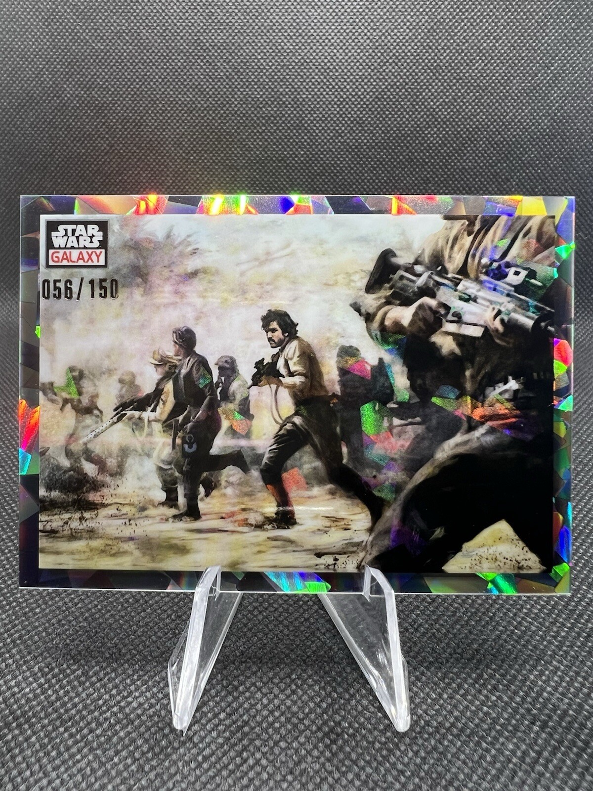 2023 Topps Chrome Star Wars Galaxy Storming Rebels Atomic Refractor /150 #95