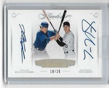 Kyle Schwarber 2016 Flawless Dual RC On Card Auto 18/25 Autograph 