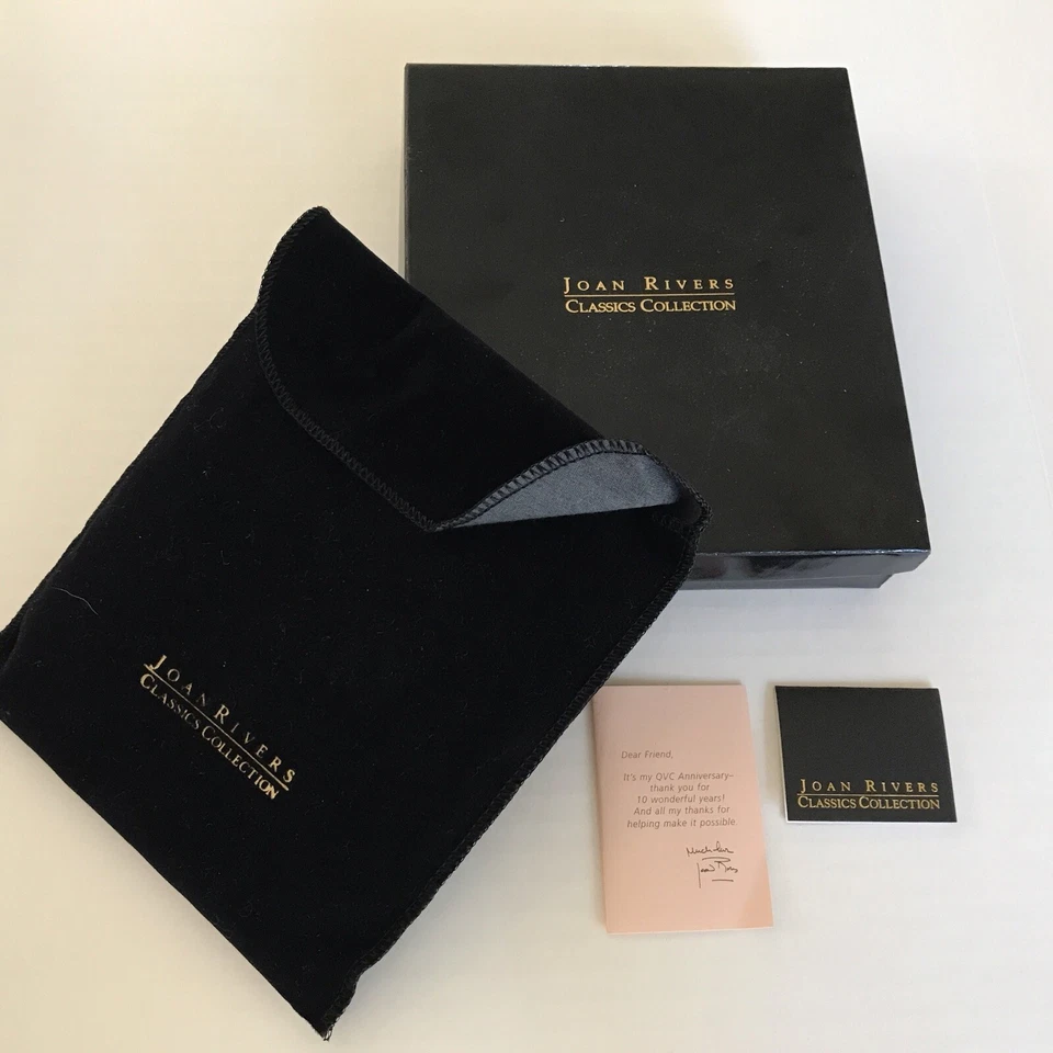 Collar De Colección Joan Rivers Facetado 16" con Extensor de 3" - Imitación Esmeralda con Caja Foto 2 de 4