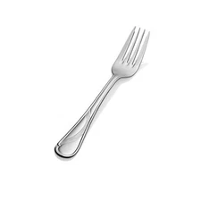 Bon Chef S2207 Stainless Steel 18/8 Wave Salad/Dessert Fork, 7-21/64" Length