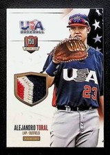2014 Alejandro Toral Panini USA Baseball Rookie Patch 19/35