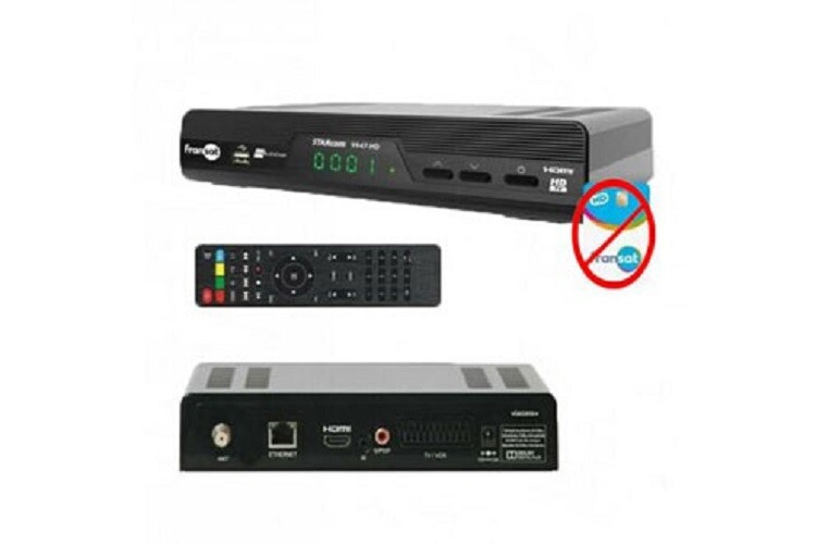 Récepteur Fransat HD Optex 9947 démodulateur TV satellite noir