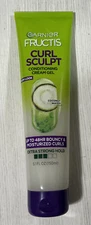 Garnier Fructis Style Curl Sculpt Conditioning Cream Gel, Curly Hair, 5.1 fl. oz