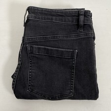 COUNTRY ROAD Womens Black Skinny Stretch Ankle Jeans Size 10 Good Worn