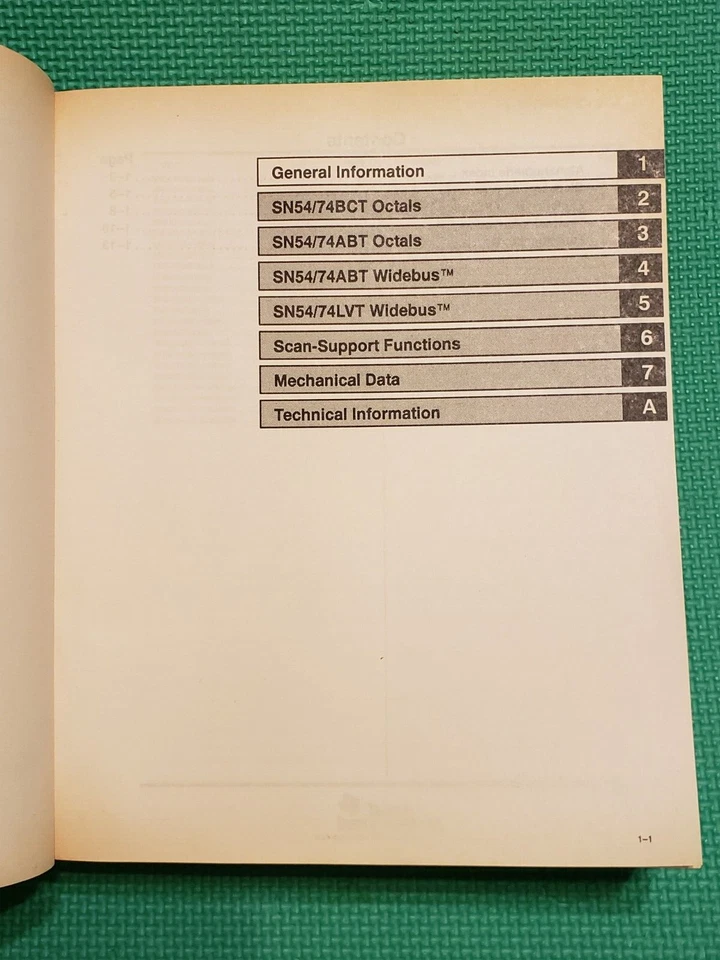 Texas Instrument  BOUNDARY-SCAN LOGIC IEEE Std 1149.1 (JTAG)  Data Book  - 1994 - Image 2 of 4