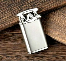 Chief Retro Oil Petrol Gasoline Cigarette Metal Lighter w/ Gift Box in Silver