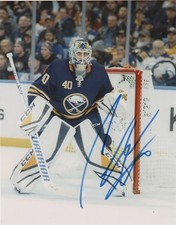 Buffalo Sabres Carter Hutton Signed Autographed NHL Photo 8x10 COA
