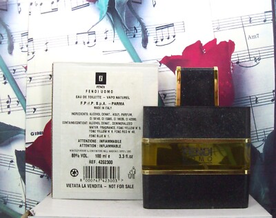Fendi Uomo EDT Spray 3.3 FL. OZ. NTWB. Vintage.