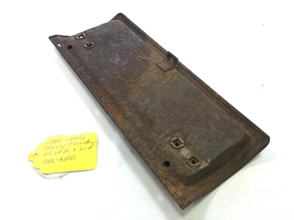 Tapa de guantera original usada para camión Chevy GMC 1940-46 #GBL-A100 Foto 2 de 3