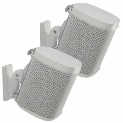 SANUS WSWM22 Adjustable Wireless Speaker Wall Mounts - White