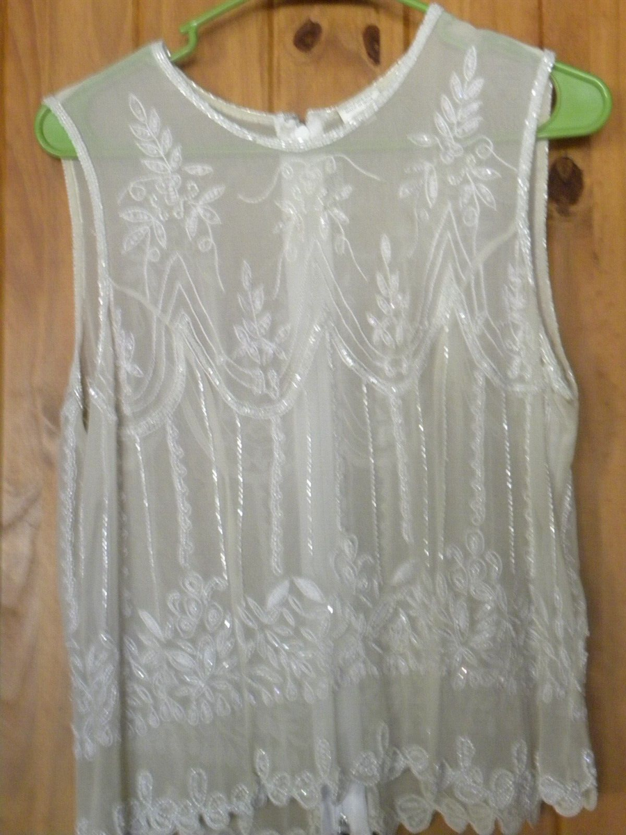 off white sheer top