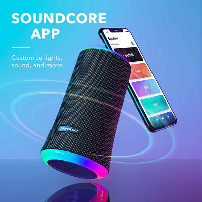 ANKER Soundcore Flare2 2個セット Soundcore by Anker: Flare 2 Wireless Bluetooth Waterproof Portable