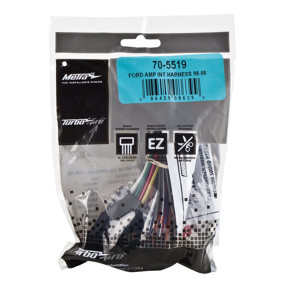 metra-70-5519-1998-06-ford-lincoln-w-amp-cd-player-wire-harness-ebay