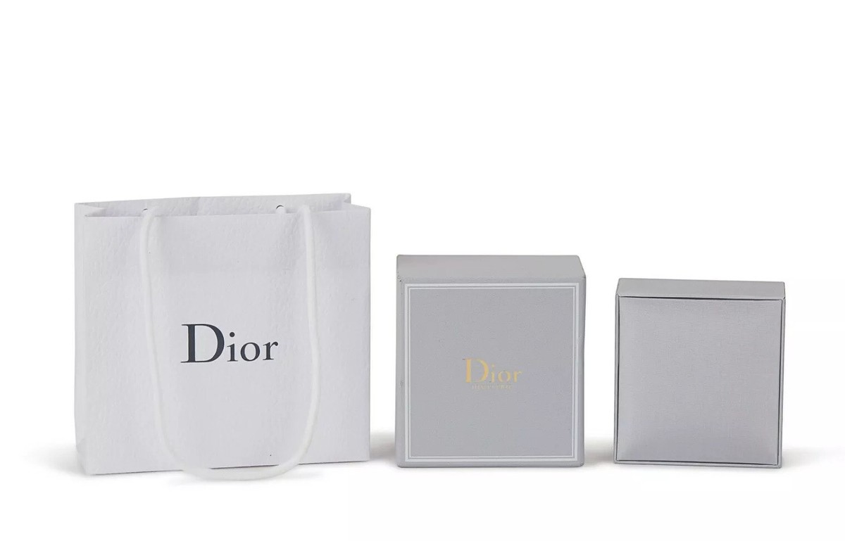 BRAND NEW Authentic Dior Jewelry Storage Gift Box + Bag 3.25