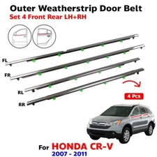 Weatherstrip Door Belt Outer Fits Honda CR-V CRV 3rd Gen 2007-11 Beltline Set 4