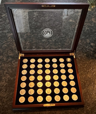 1964-2013 Kennedy Half Dollars (49 COINS)-INCL 7 SILVER*with 1970D* Danbury Case