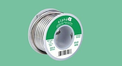 Alpha Metals 8 oz Solid Wire Solder Tin/Lead 40/60 1 pc