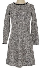 LOFT Shimmer Boucle Tweed Long Sleeve Dress 