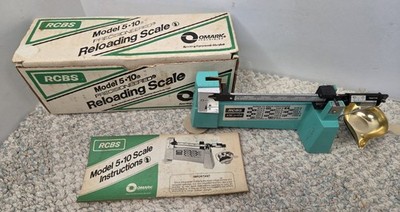 RCBS 5-10 Powder Scale 510 Grain Capacity With Box & Instructions