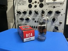 NEW OLD STOCK RCA 6LE6 POWER VACUUM TUBE -TALL- TESTED NOS - USA
