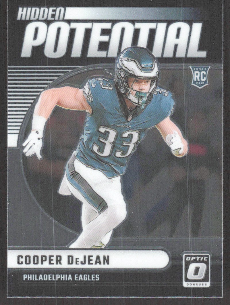 2024 Donruss Optic Hidden Potential Cooper DeJean Rookie Philadelphia Eagles #11