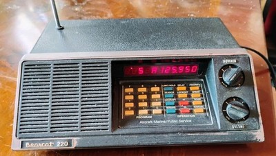 Scanner Electra Co Bearcat BC-220 Radio Scanner Aircraft Marine & Public Service
