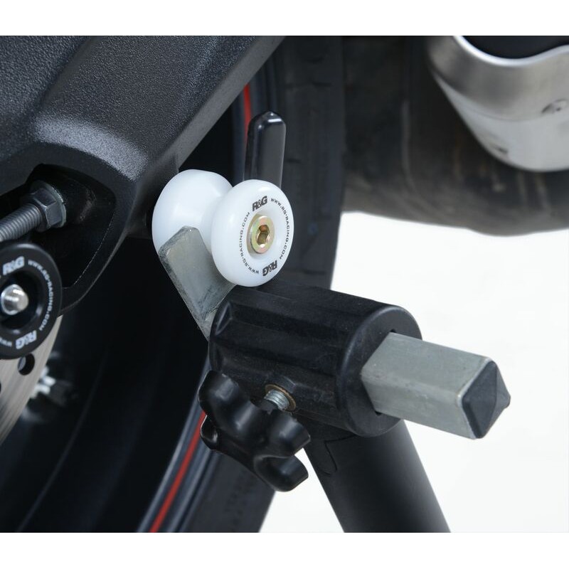 Pions de bras oscillant R&G RACING noir diabolo de levage moto M6