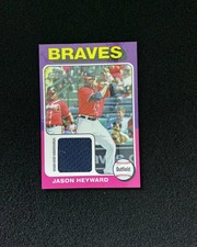 2011 Topps Lineage Jason Heyward #75R-JH Mini 1975 Design Relic Patch GU QI95