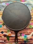 Wagner Vintage cast Iron #10 Skillet W/Heat Ring Restored Spins and Wobbles