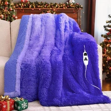 Heated Electric Blanket Twin,Warm Winter Birthday Gifts for Women Her Grandma...