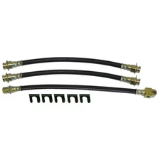 Rubber Brake Hose Kit Drum Brakes 1969-72 Chevelle Lemans Cutlass Skylark 3pc