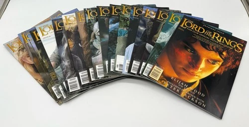 Lords of the Rings Fan Club Official Movie Magazine Lot Of 16 Issues ( NO 5 & 7)