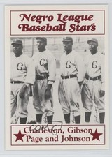 1986 Fritsch Negro League Baseball Stars Oscar Charleston Josh Gibson HOF 0a4f