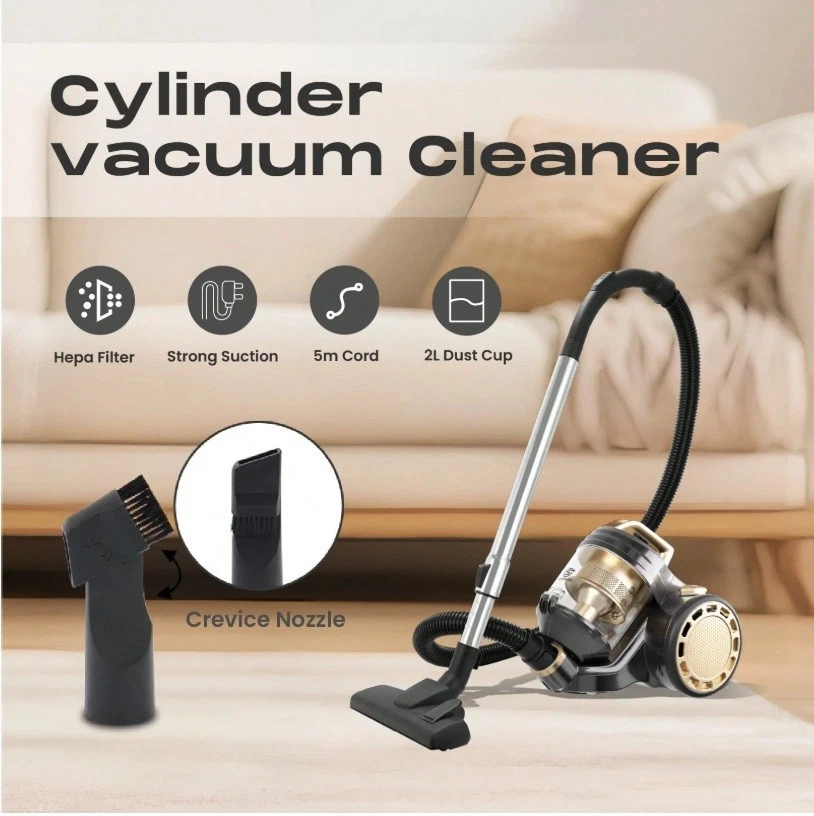 SUPERLEX Bagless Cylinder Vacuum Cleaner Hoover 700W Lightweight Cyclonic Vac. - Image 2 of 4