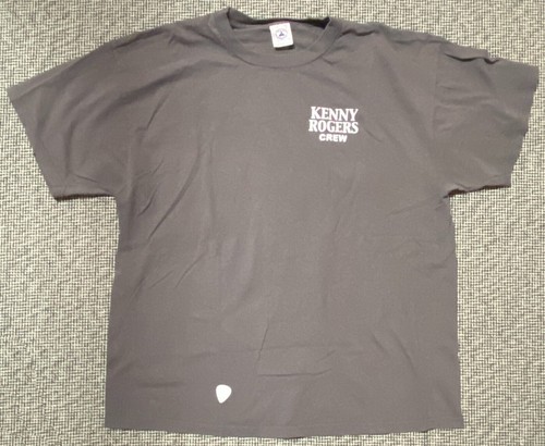 KENNY ROGERS-Very Rare Crew/Staff Shirt-Size XL-RARE +Guitar Pick