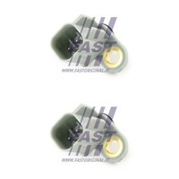 2X Fast ABS-SENSOR Raddrehzahl Hinten Beidseitig Passend FÜR Ford C-MAX Focus