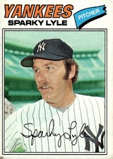 1977 Yankees Burger King #10 Sparky Lyle
