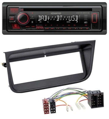 Kenwood MP3 CD USB Bluetooth DAB Autoradio für Peugeot 406 - Bild 1 von 4