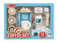 Wooden Brew  Serve Coffee Set Toy 