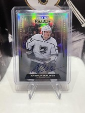 2021-22 Upper Deck Stature #29 Arthur Kaliyev Autographs Los Angeles Kings