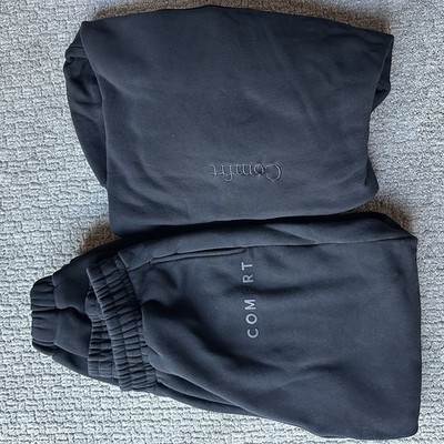 COMFRT Heavyweight 2pc Hoodie(M) & Sweatpants(L) Unisex BLACK