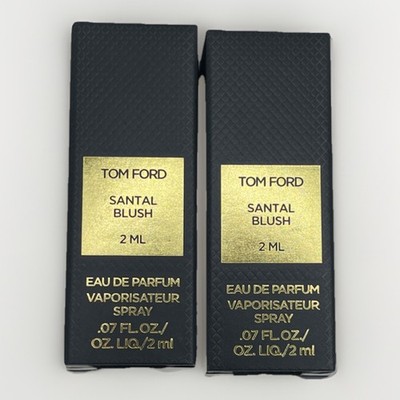 2 X Discontinued  Tom Ford Santal Blush Sample Spray 2ML /.07oz EDP Travel Size