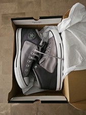 Men's Converse Shoes 10 CTAS High Street Mid Dark Matter Classic Grey White