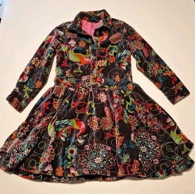 Oilily Girls Bohemian Dress Size 128 7/8 Years