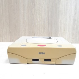 Sega Saturn Console Japan White Bundle with 8 Games 1 Controller & Cables Tested