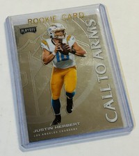 2020 Panini Playoff - Call to Arms Justin Herbert #CA-19 (RC) - Chargers