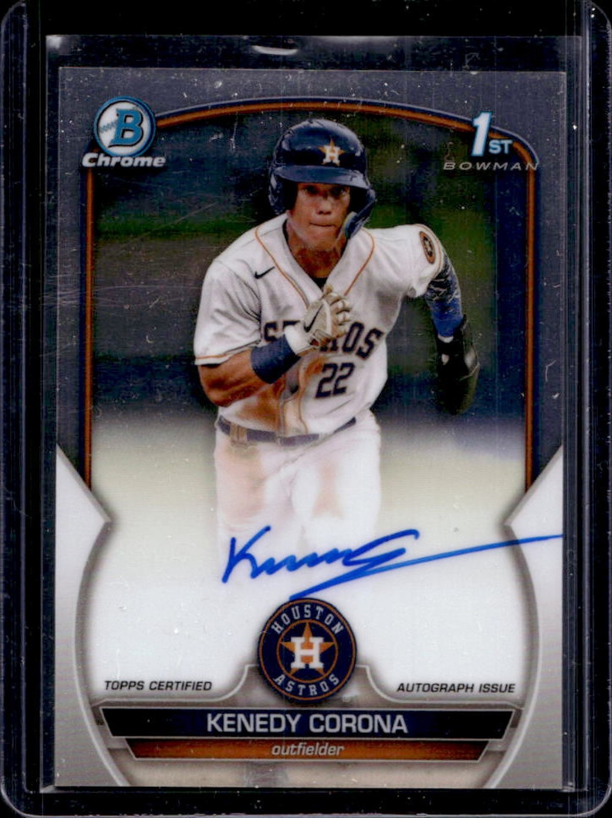 2023 Bowman Chrome Kenedy Corona Auto 1st Prospect #CPA-KC Astros
