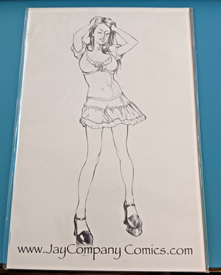Grimm Fairy Tales #3 Gothic Lolita SKETCH Jay Company Variant LTD 100 COA RARE